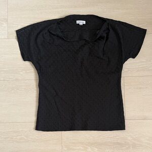 3/$10 Calvin Klein Cowl Neck Black Blouse